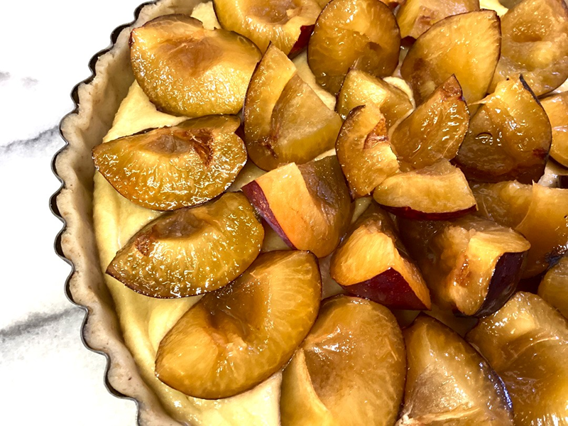 プルーンのタルト始まります