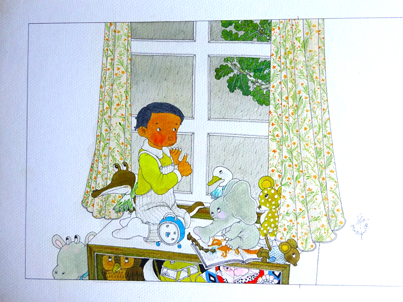 『かぜにもらったゆめ』原画展始まります